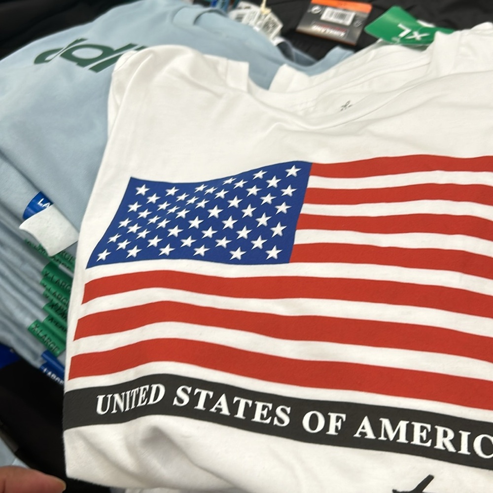 White t-shirt general standard 100% cotton made in USE size XL only